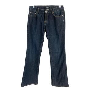 Banana Republic boot cut jeans women’s size 2 dark blue denim stretch classic